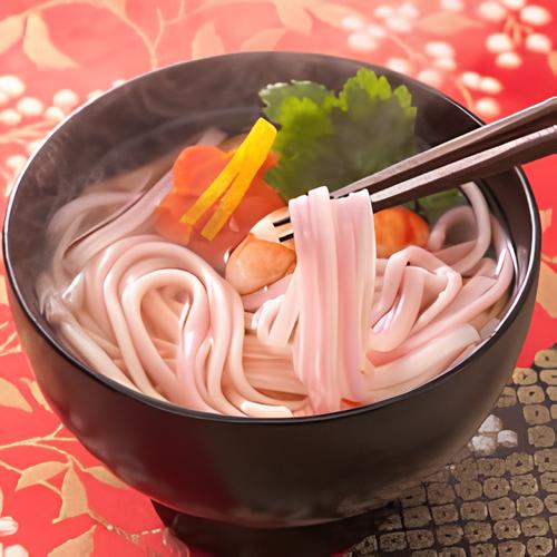 一筋縄うどん・紅白うどんセット(化粧箱入り)SM-3【送料込/三輪山勝製